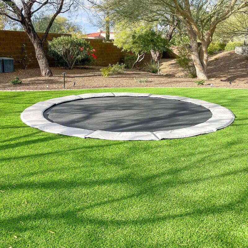 In-Ground trampoline in turf